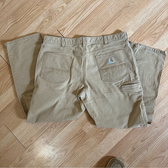Carhartt 40x32 rugged flex relaxed fit canvas 5 pocket work pants - Picture 7 of 8